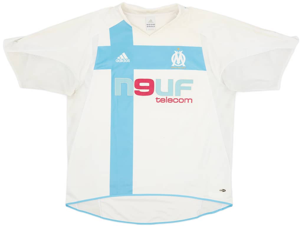 2004-05 Olympique Marseille Home Shirt - 5/10 - (XL)