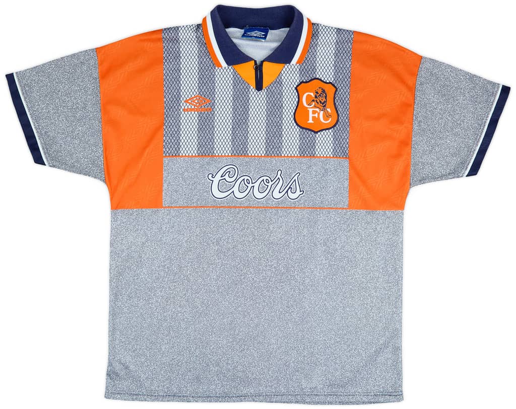 1994-96 Chelsea Away Shirt Gullit #4 - 10/10 - (XL)