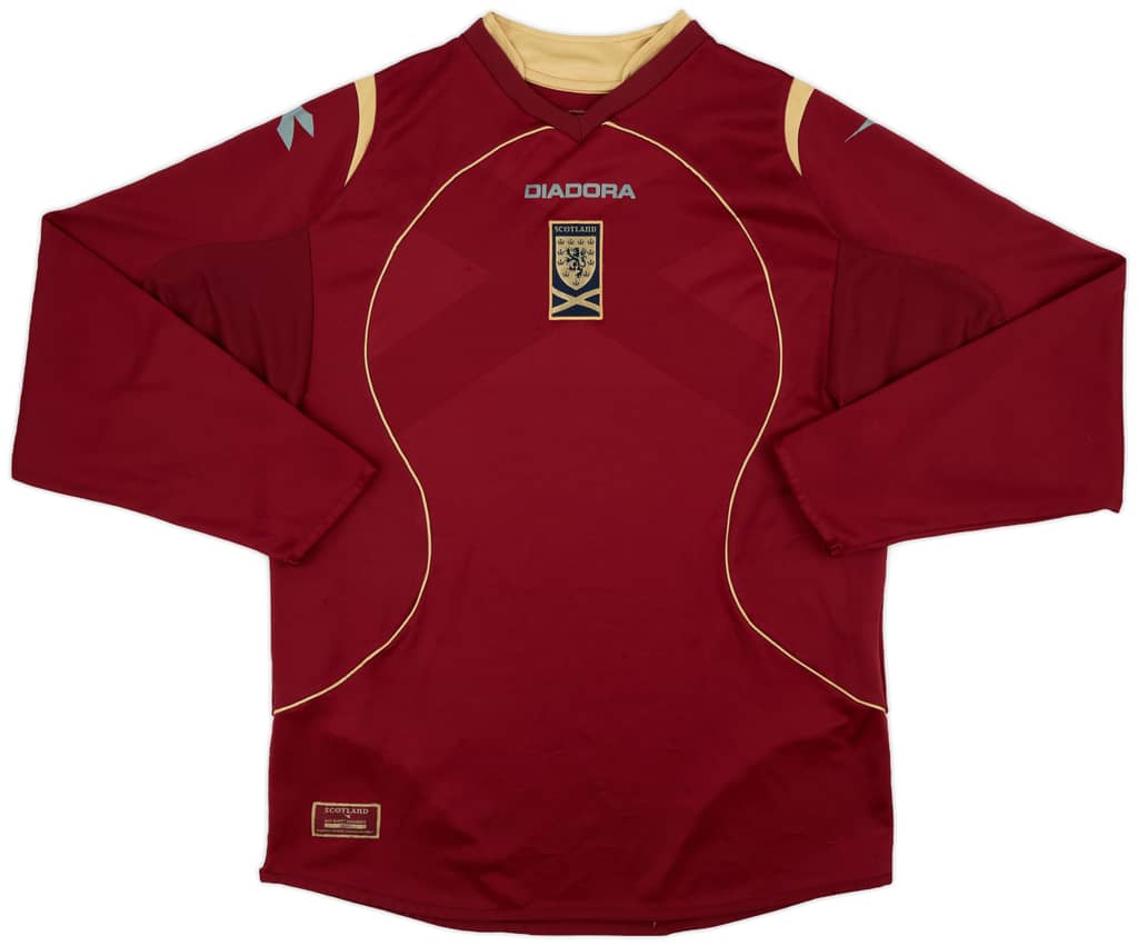 2007-08 Scotland Third L/S Shirt - 8/10 - (L)