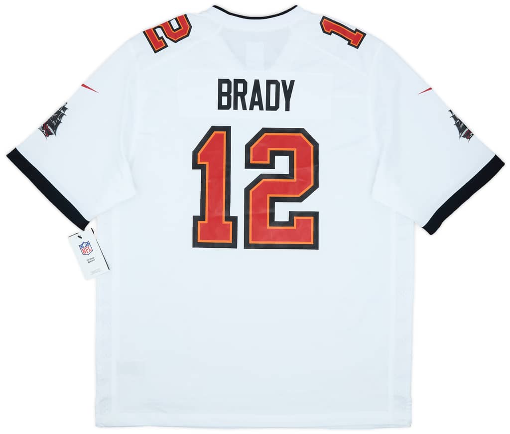 2020-22 Tampa Bay Buccaneers Brady #12 Nike Game Away Jersey (XL)