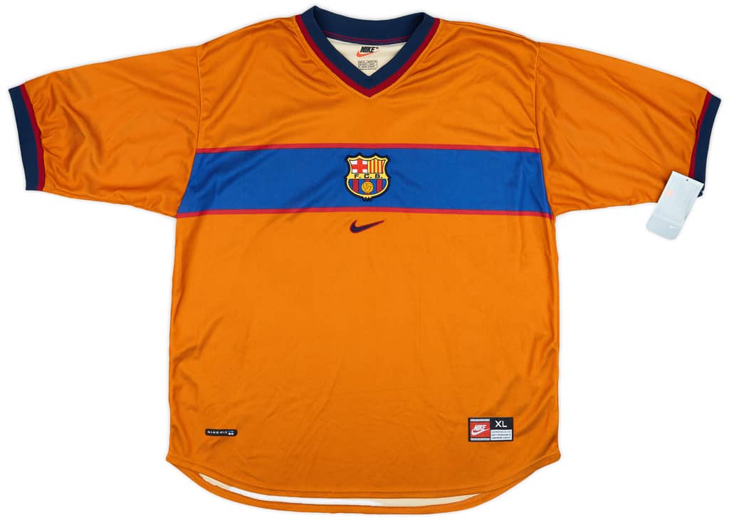 1998-00 Barcelona Third Shirt Rivaldo #11 (XL)