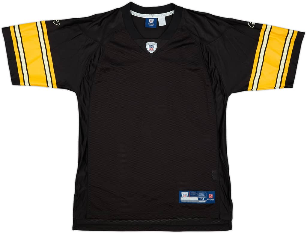 2008-11 Pittsburgh Steelers Reebok On Field Home Jersey - 8/10 - (M)