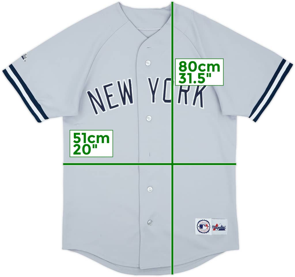 2005-09 New York Yankees Majestic Away Jersey - 4/10 - (M)