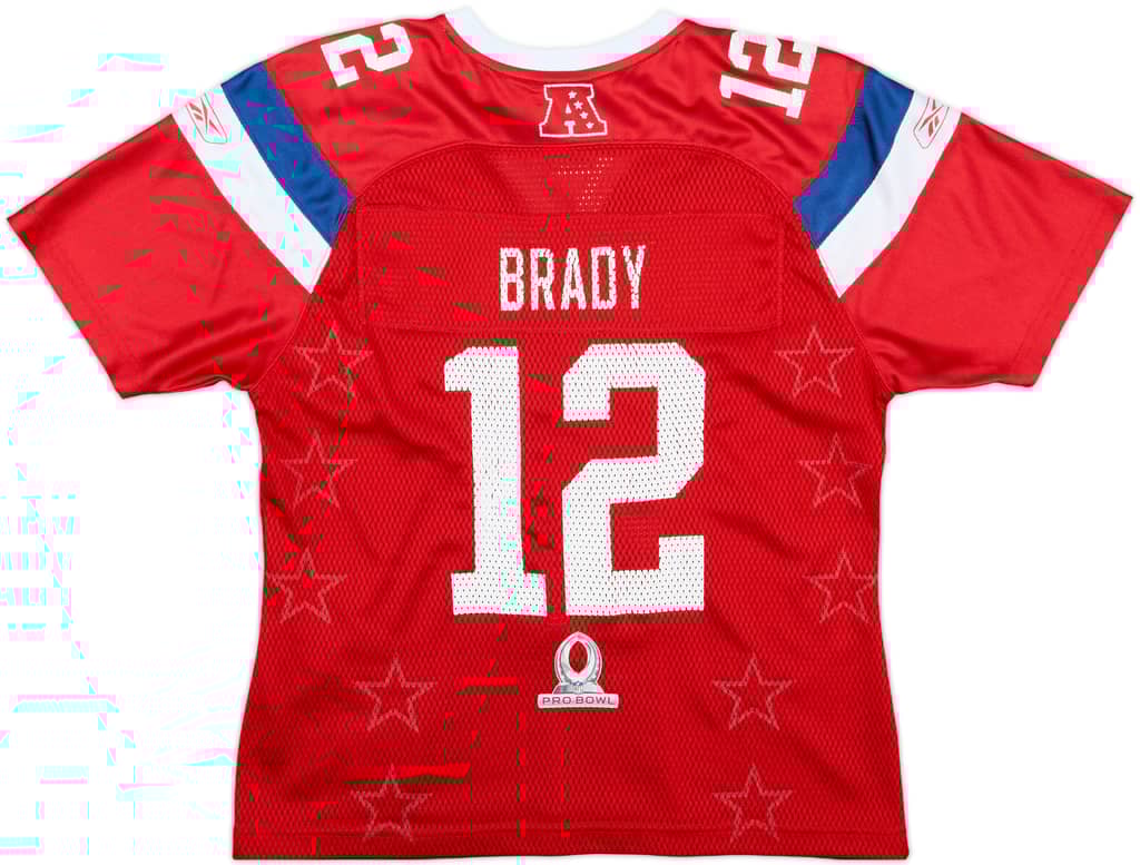 2011 Pro Bowl AFC Brady #12 Reebok On Field Jersey Womens - 6/10 - (M)