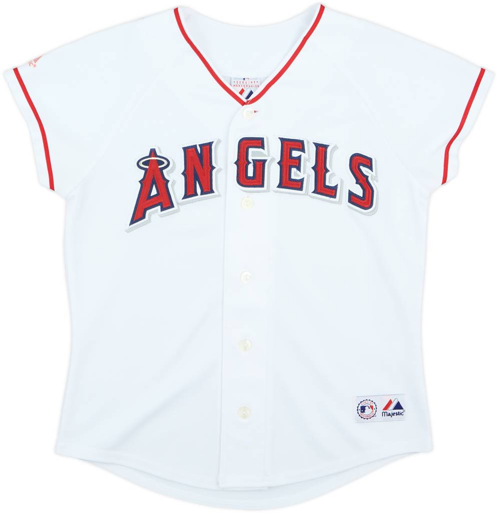 2003-08 LA Angels Majestic Home Jersey Womens - 7/10 - (M)