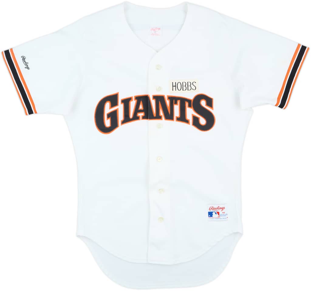 1987-93 San Francisco Giants Rand #24 Rawlings Authentic Home Jersey - 7/10 - (M)