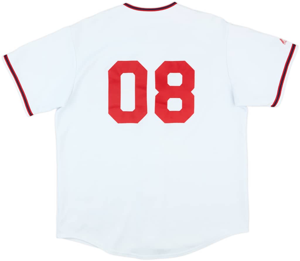 2008 Washington Nationals #08 Majestic Home Jersey - 8/10 - (XL)