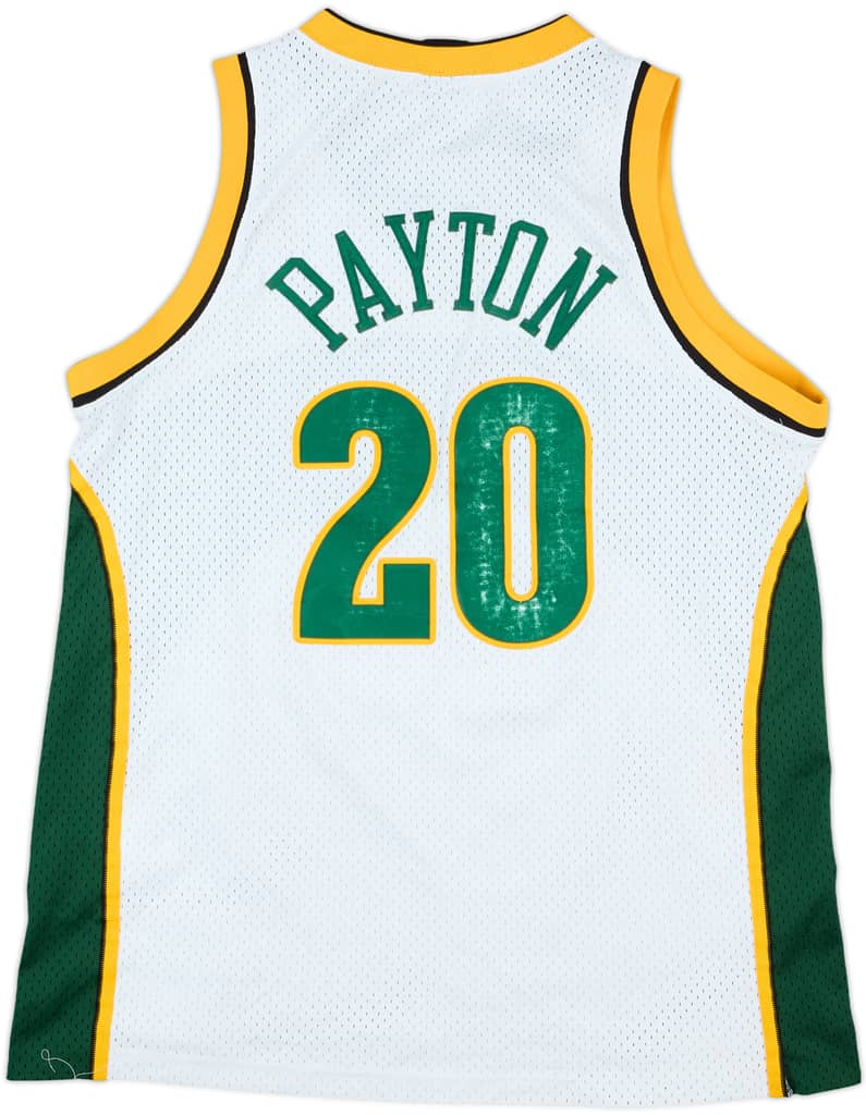 2001-03 Seattle Supersonics Payton #20 Nike Swingman Home Jersey - 7/10 - (L)
