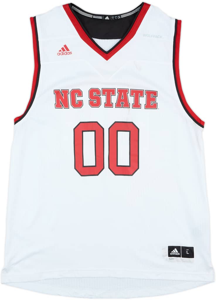 2016-17 North Carolina State Wolfpack #00 adidas Home Jersey - 6/10 - (L)