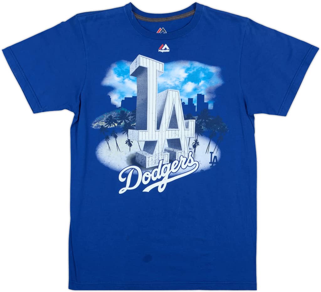 2015 LA Dodgers Majestic Graphic Tee - 6/10 - (M)