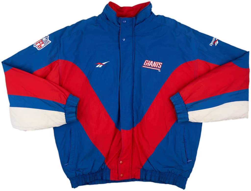 1990s New York Giants Reebok Rain Coat - 8/10 - (XL)