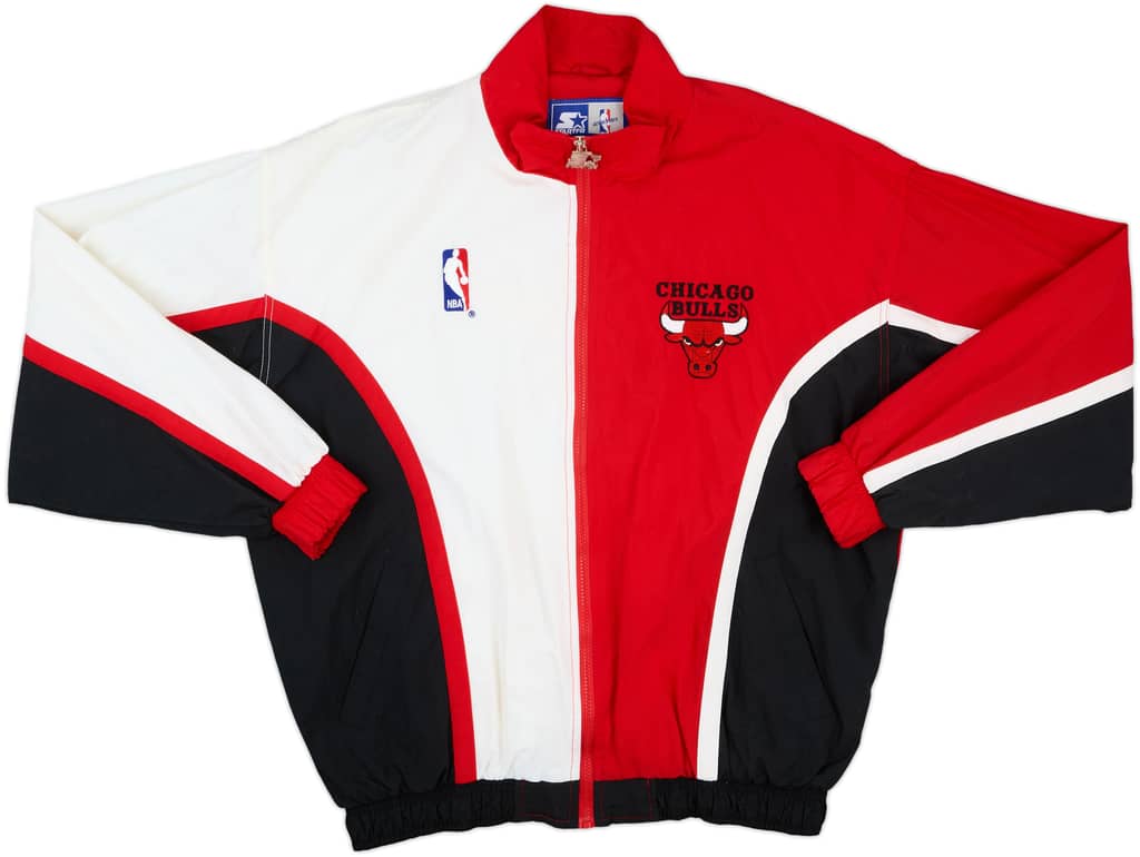 1990s Chicago Bulls Starter Windbreaker Jacket - 9/10 - (XL)