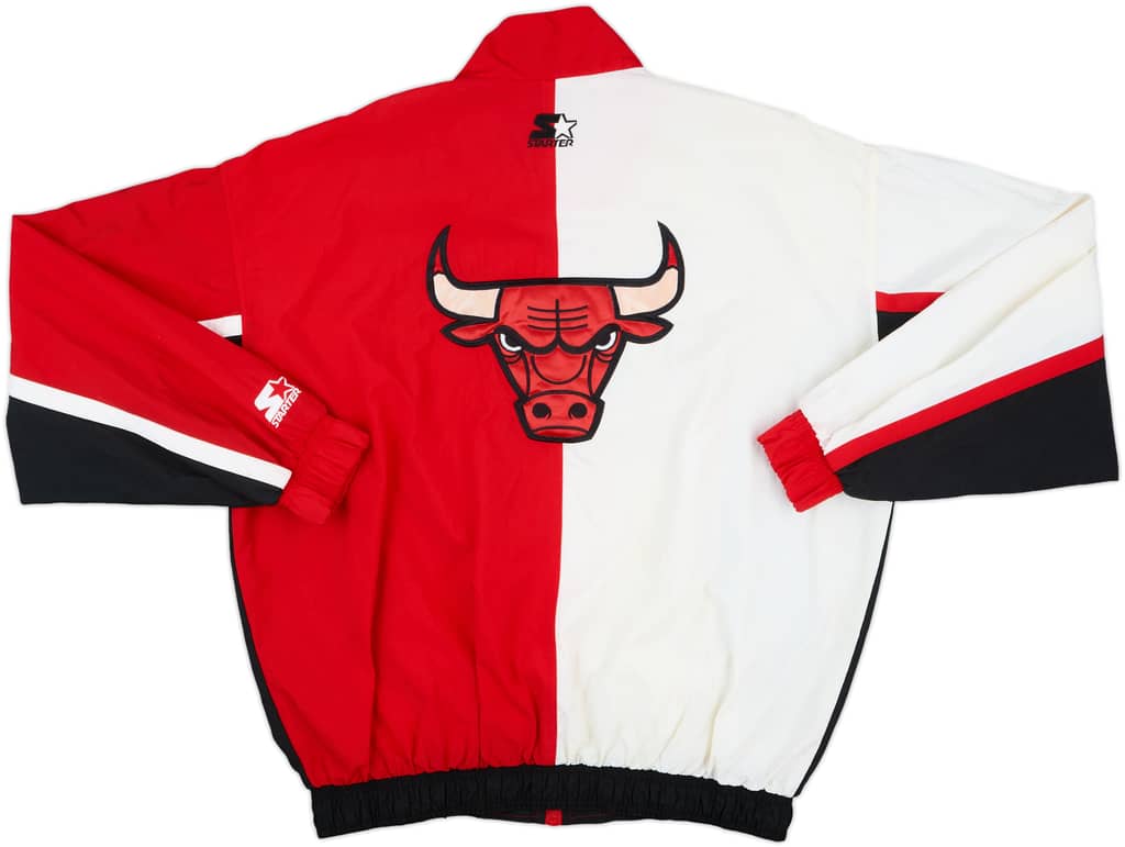1990s Chicago Bulls Starter Windbreaker Jacket - 9/10 - (XL)