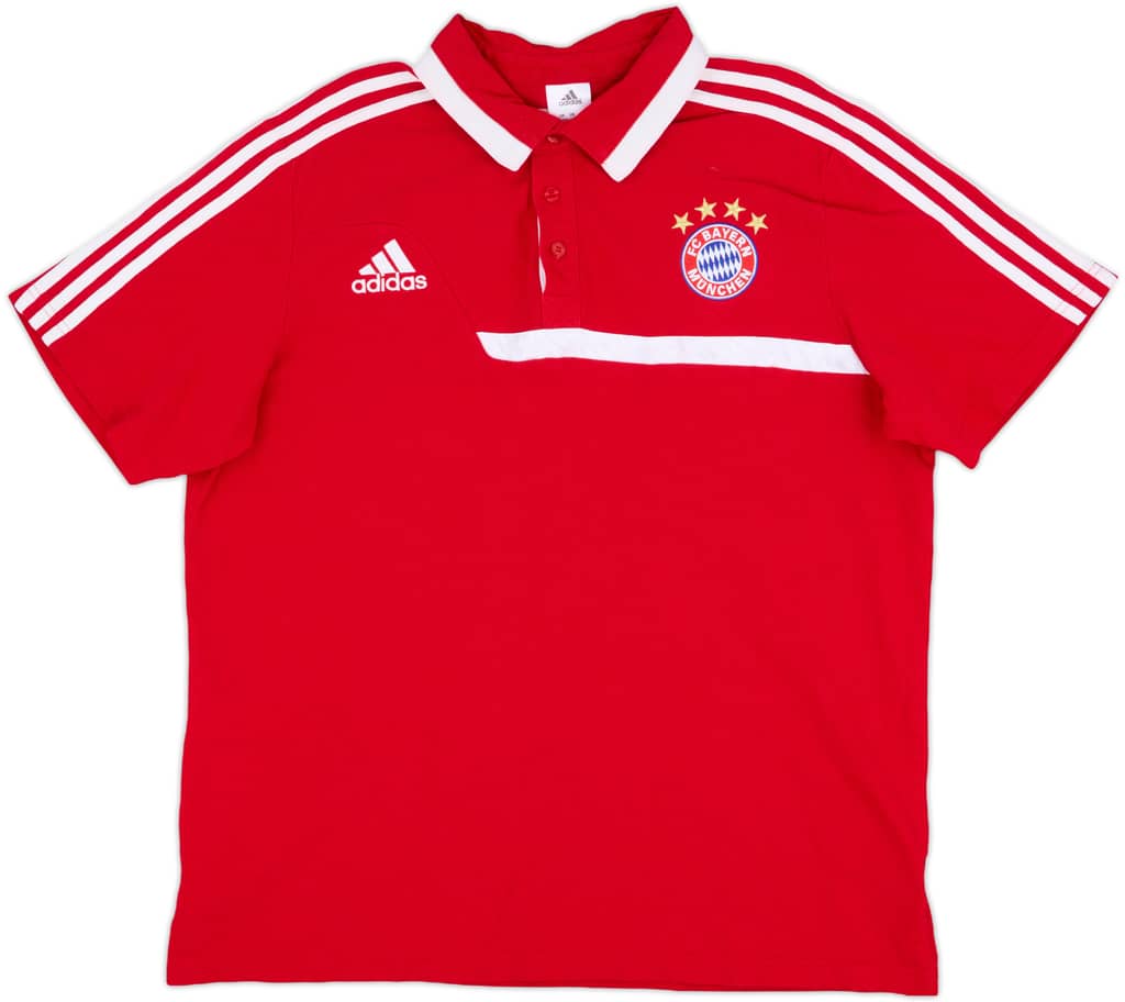 2013-14 Bayern Munich adidas Polo Shirt - 9/10 - (XXL)