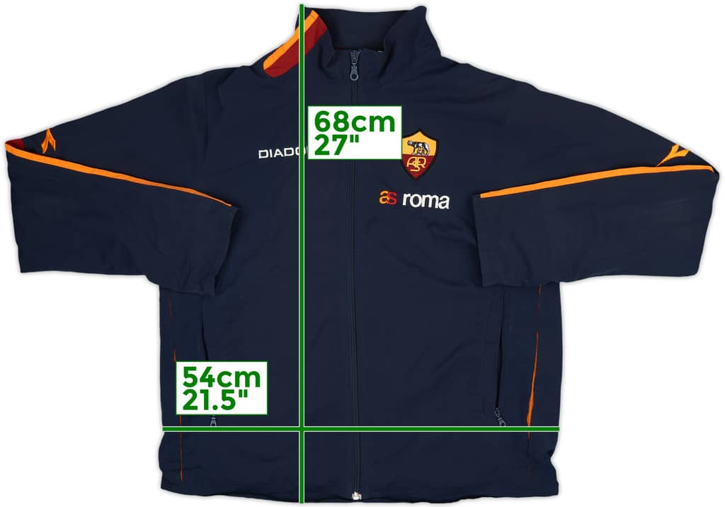 2003-04 Roma Diadora Track Jacket - 8/10 - (L)