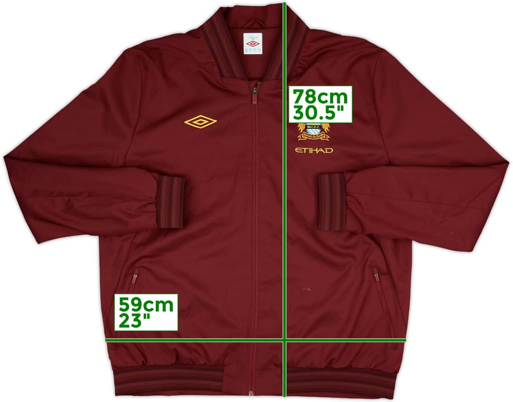 2012-13 Manchester City Umbro Track Jacket - 7/10 - (XXL)
