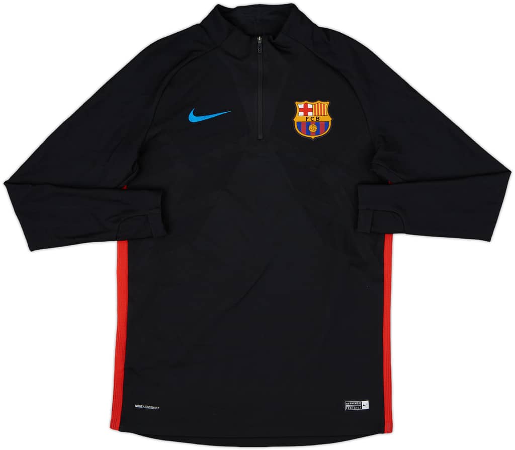 2017-18 Barcelona Nike Vaporknit 1/4 Zip Drill Top - 8/10 - (M)