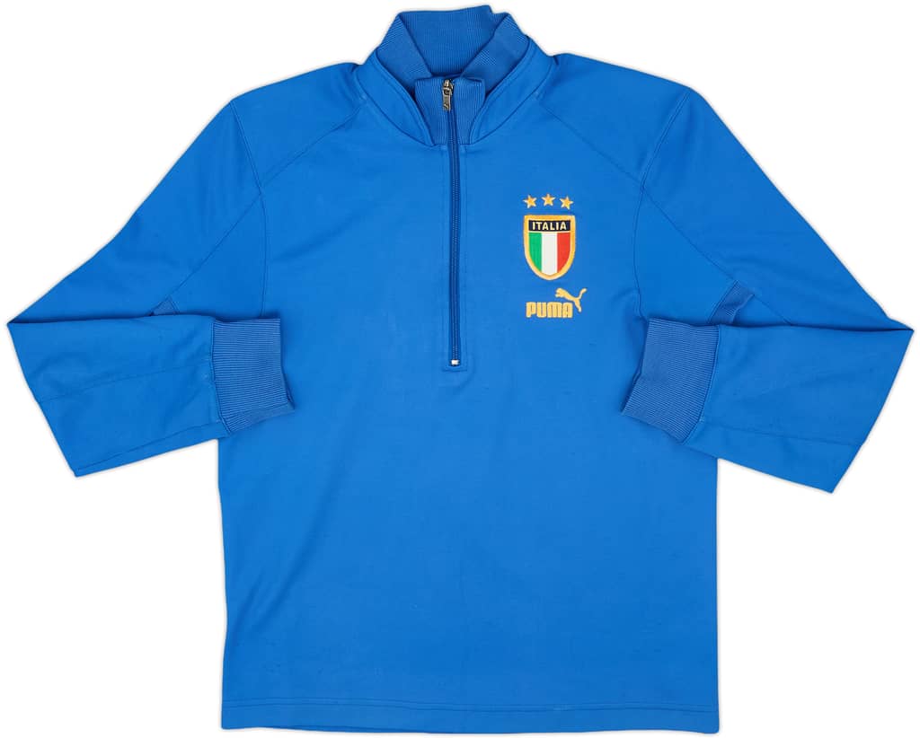 2004-05 Italy Puma 1/4 Zip Drill Top - 7/10 - (S)