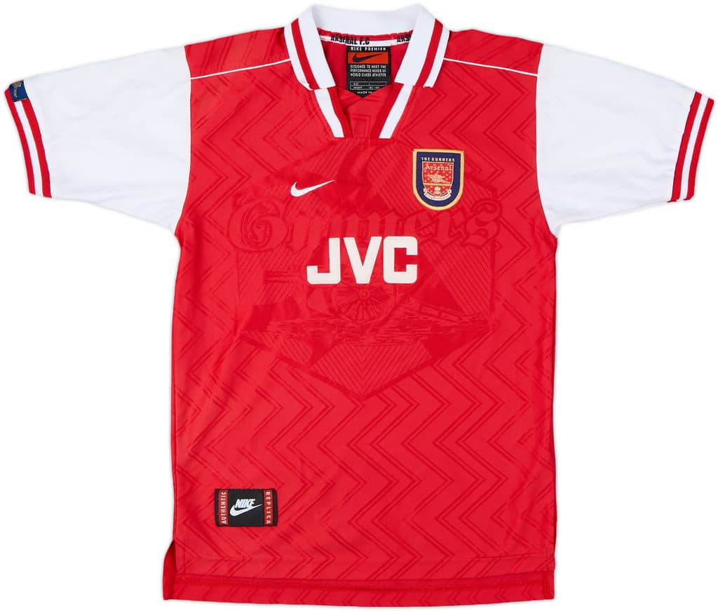 1996-98 Arsenal Home Shirt - 8/10 - (L.Boys)