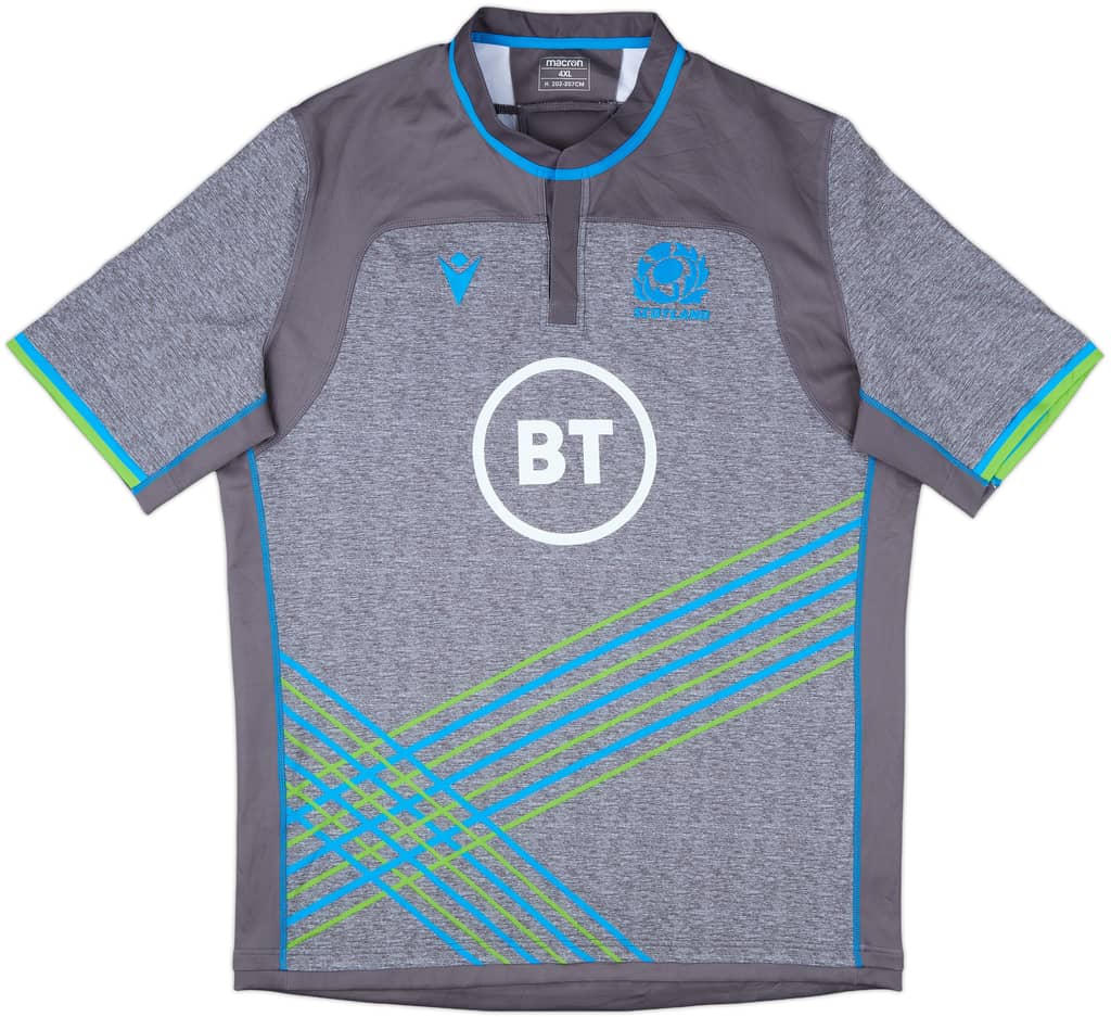 2019-20 Scotland Rugby Macron Training Shirt - 10/10 - (4XL)
