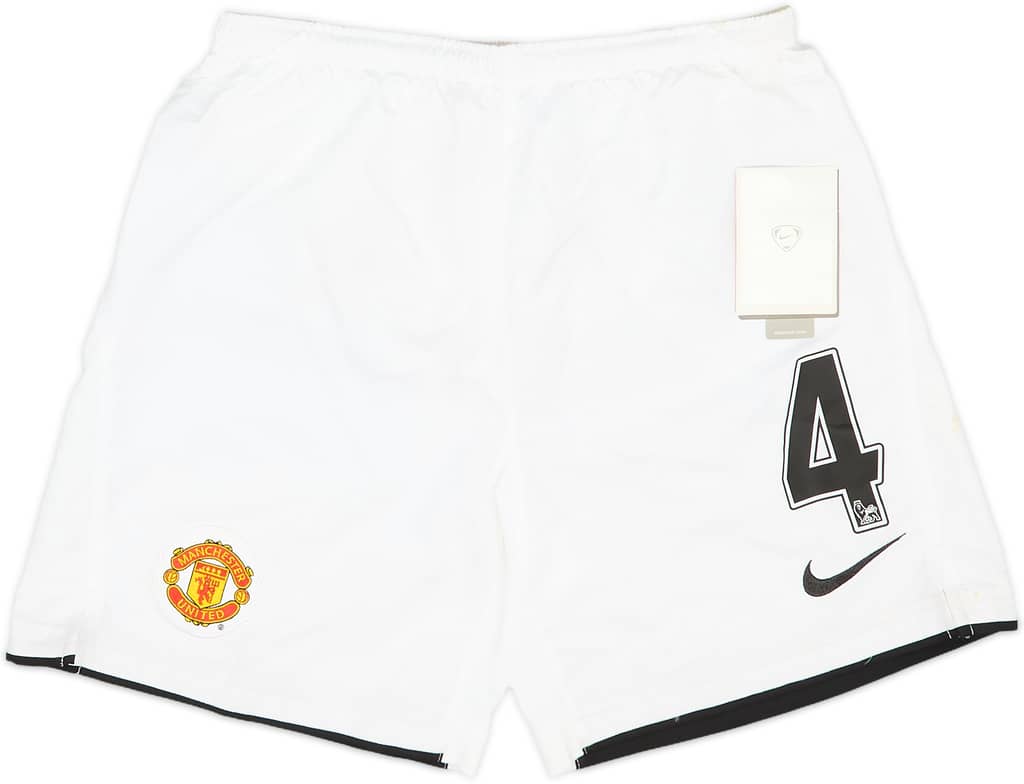 2007-09 Manchester United Home Shorts #4 (Hargreaves) (M.Boys)