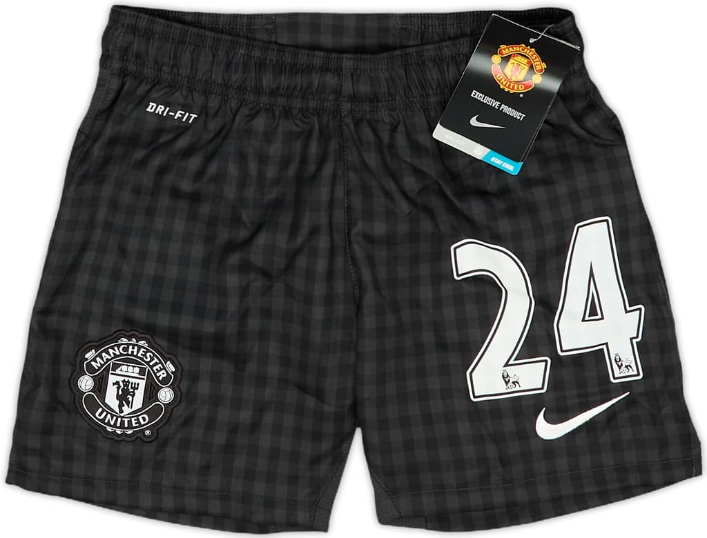2012-13 Manchester United Away Shorts #24 (Fletcher) (S.Boys)