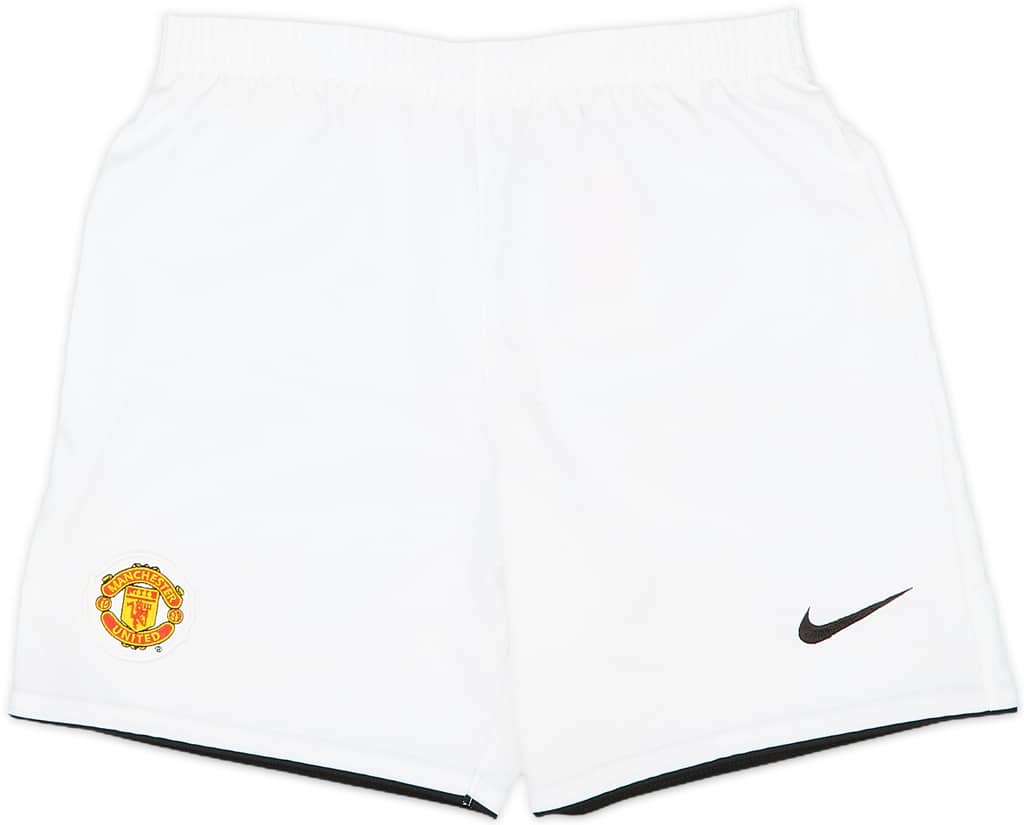 2007-09 Manchester United Home Shorts - 8/10 - (6-7 Years)
