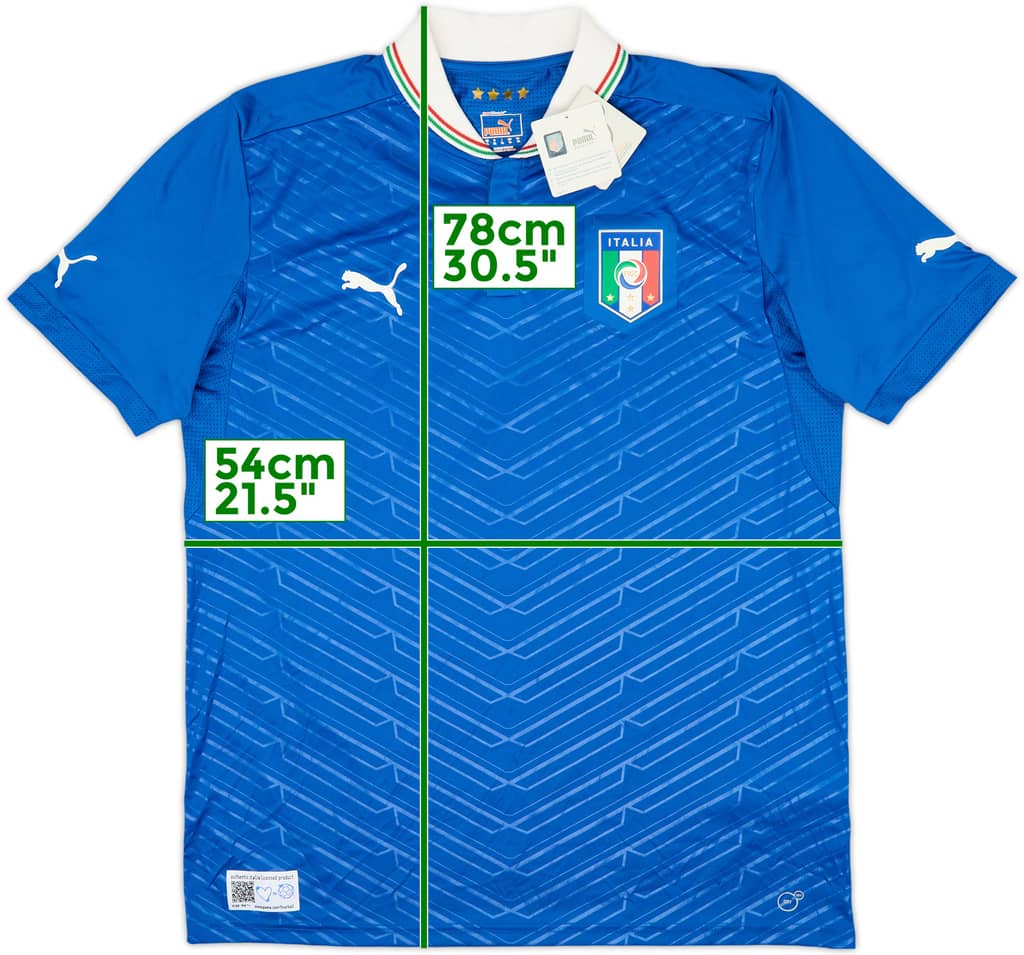 2012-13 Italy Home Shirt (XL)