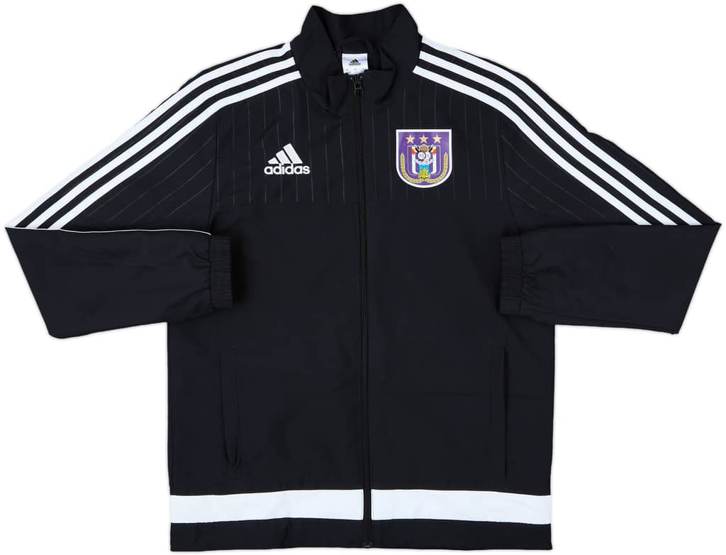 2014-15 Anderlecht adidas Track Jacket - 9/10 - (L.Boys)