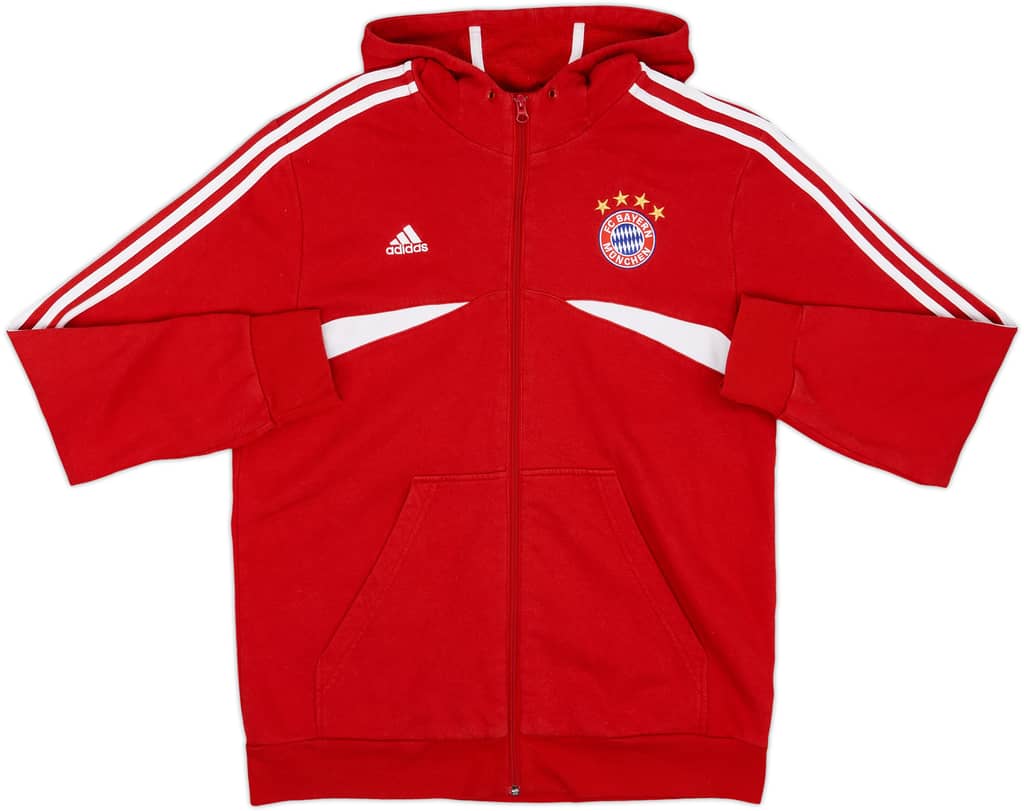 2013-14 Bayern Munich adidas Hooded Sweat Top - 6/10 - (L)