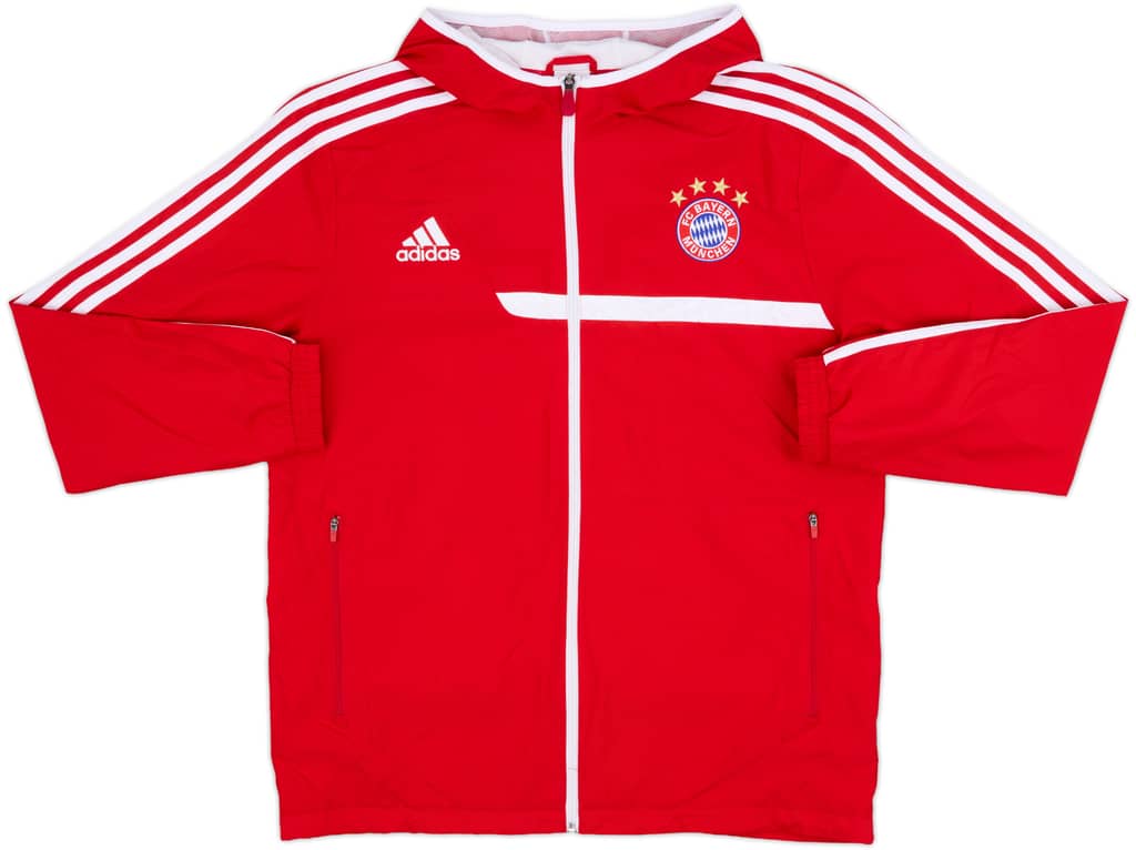 2013-14 Bayern Munich adidas Hooded Track Jacket - 9/10 - (L)