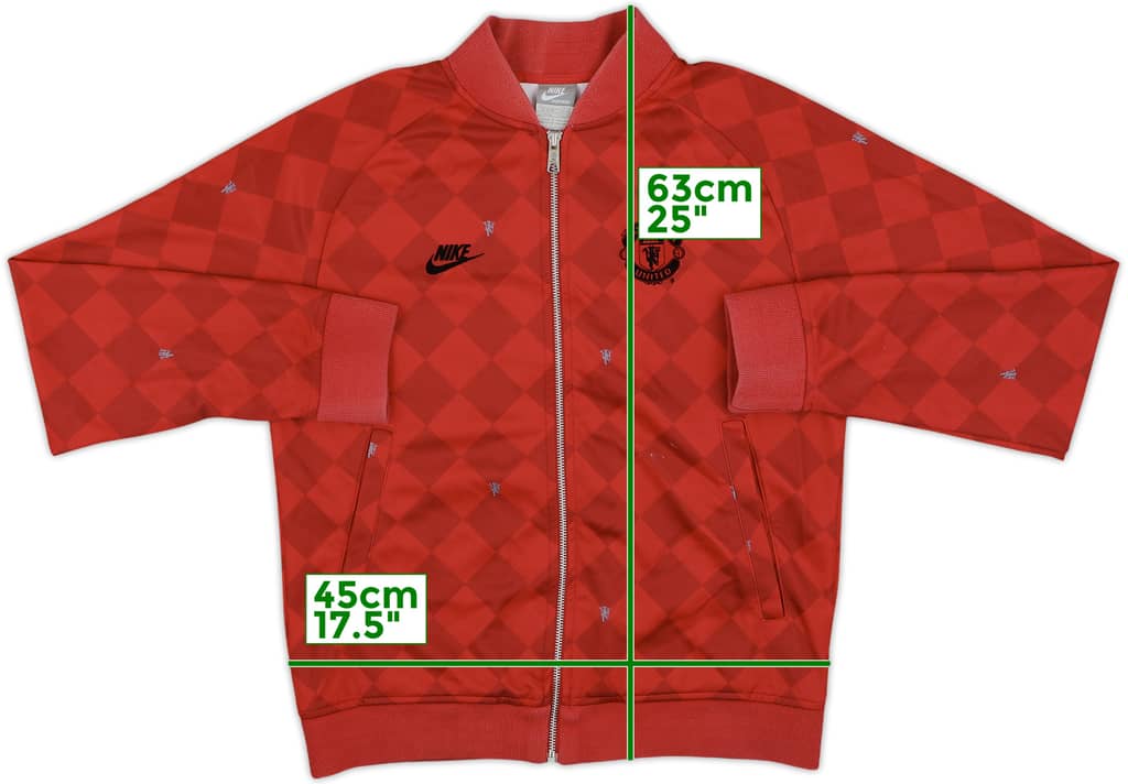 2009-10 Manchester United Nike Track Jacket - 7/10 - (S)