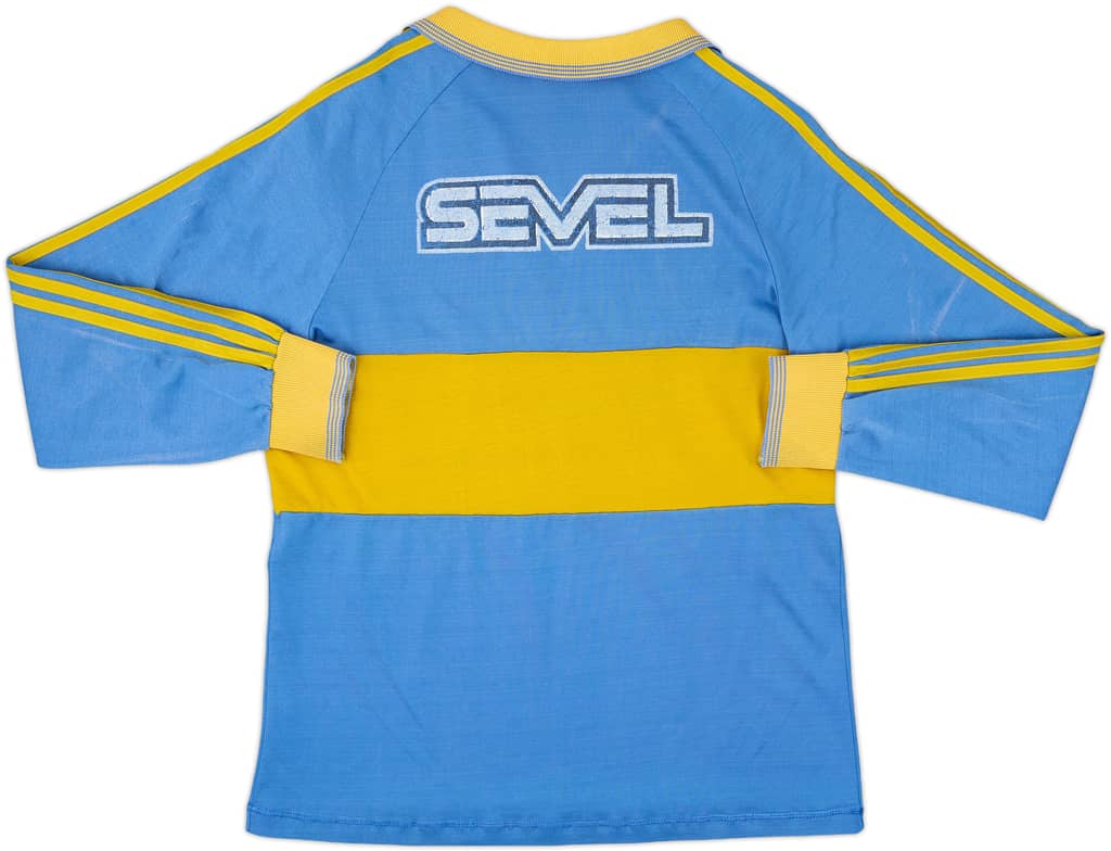 1989-90 Boca Juniors Home L/S Shirt - 6/10 - (S)