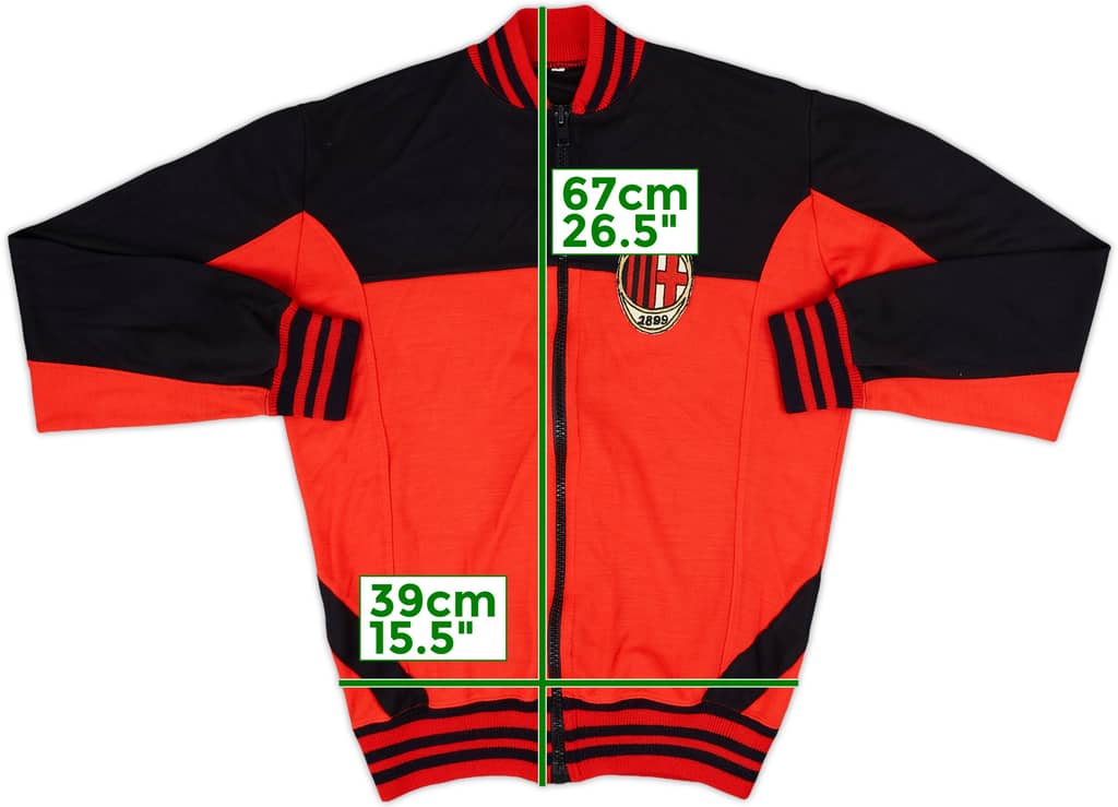 1992-93 AC Milan Track Jacket - 8/10 - (XL.Boys)
