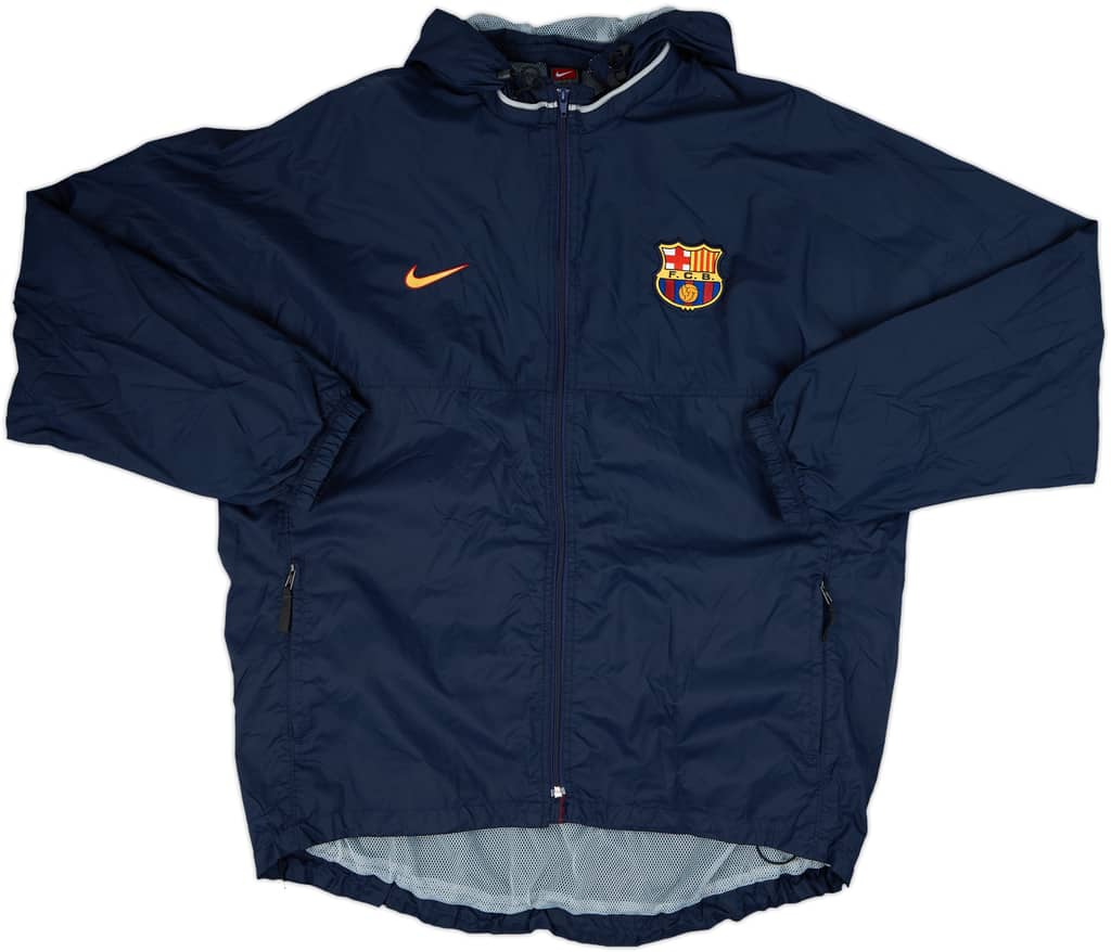 1999-00 Barcelona Nike Hooded Rain Jacket - 6/10 - (XL)