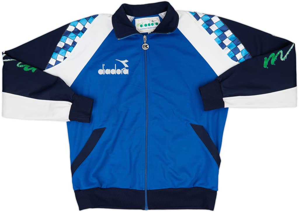 1990 Italy Diadora Track Jacket (Italy) - 8/10 - (L)