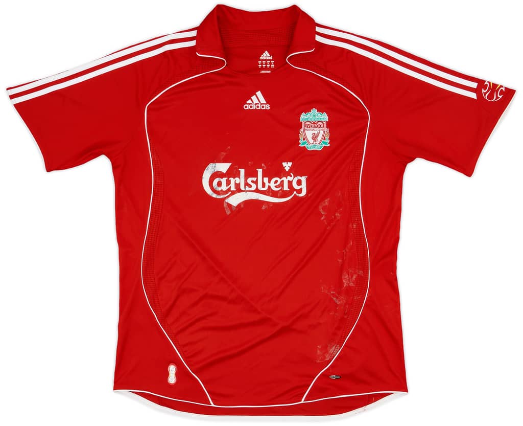 2006-08 Liverpool Home Shirt - 5/10 - (XL)