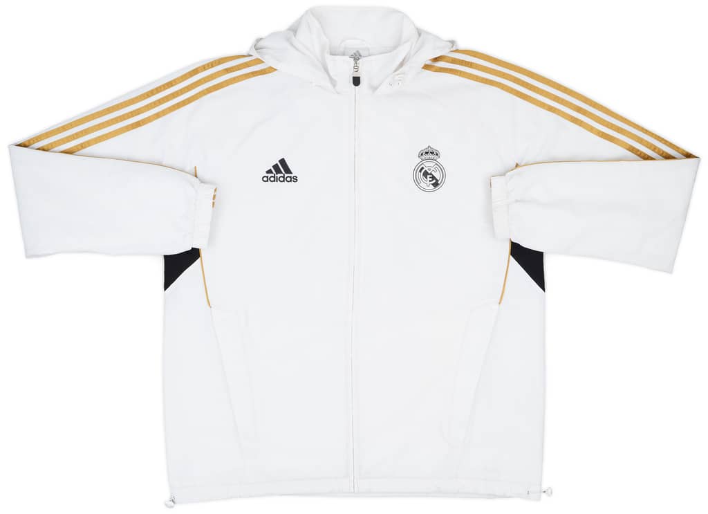 2011-12 Real Madrid adidas Hooded Track Jacket - 7/10 - (L/XL)