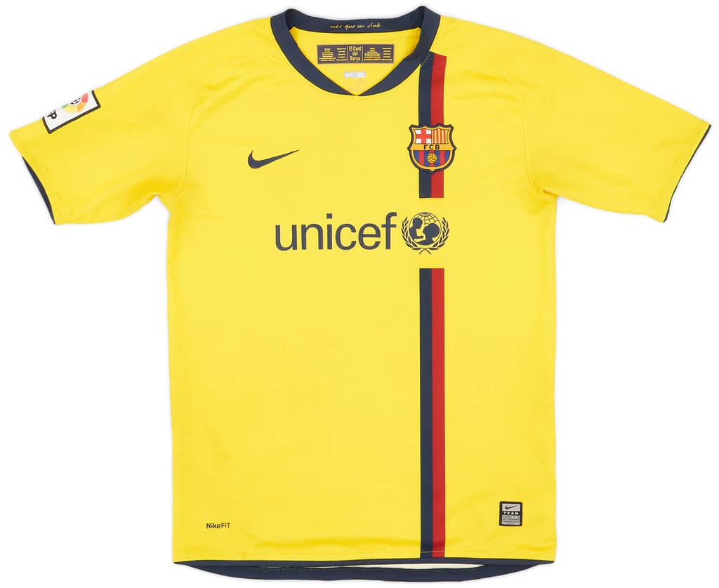 2008-10 Barcelona Away Shirt - 5/10 - (XL.Boys)
