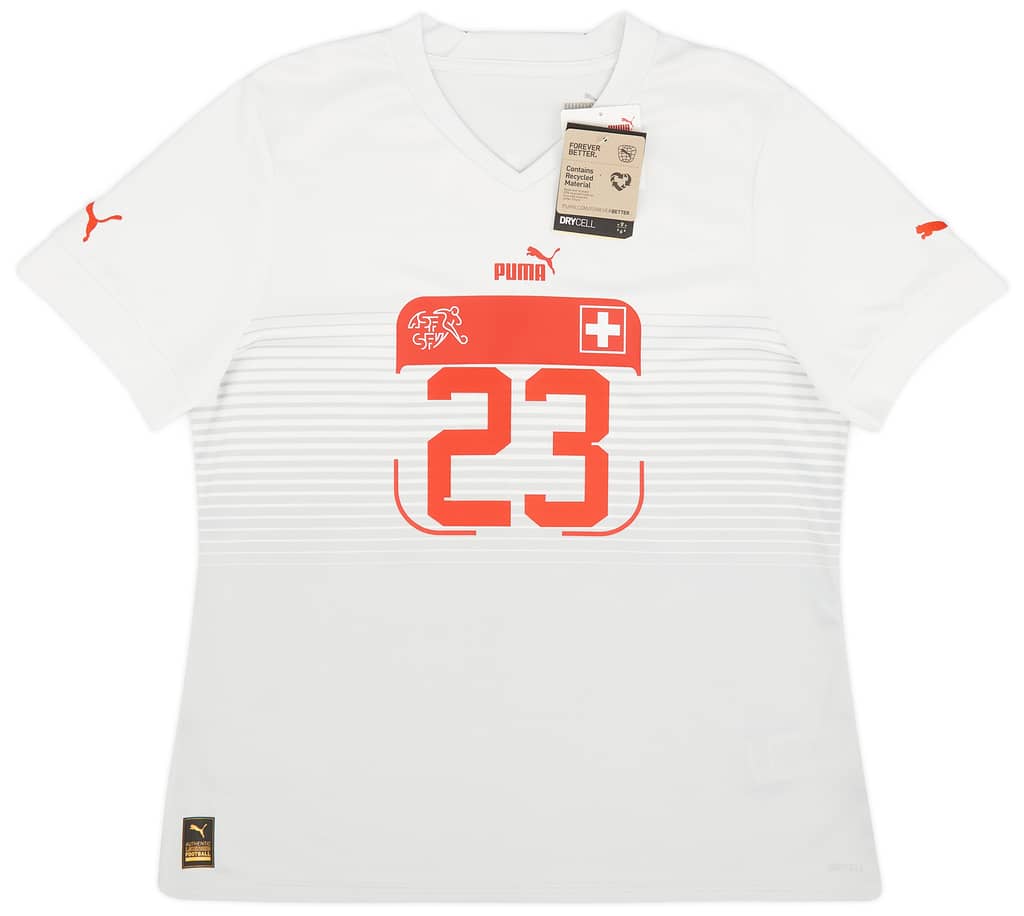 2022-23 Switzerland Away Shirt Lehmann #23 (Women's)