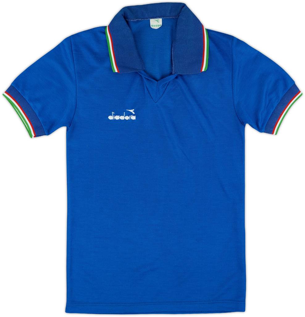 1986-91 Diadora Template Shirt (Italy) - 7/10 - (XL.Boys)
