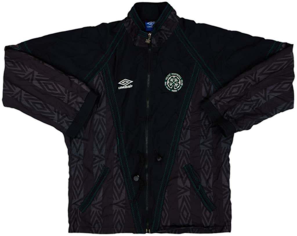 1991-93 Celtic Umbro Track Jacket - 8/10 - (M)