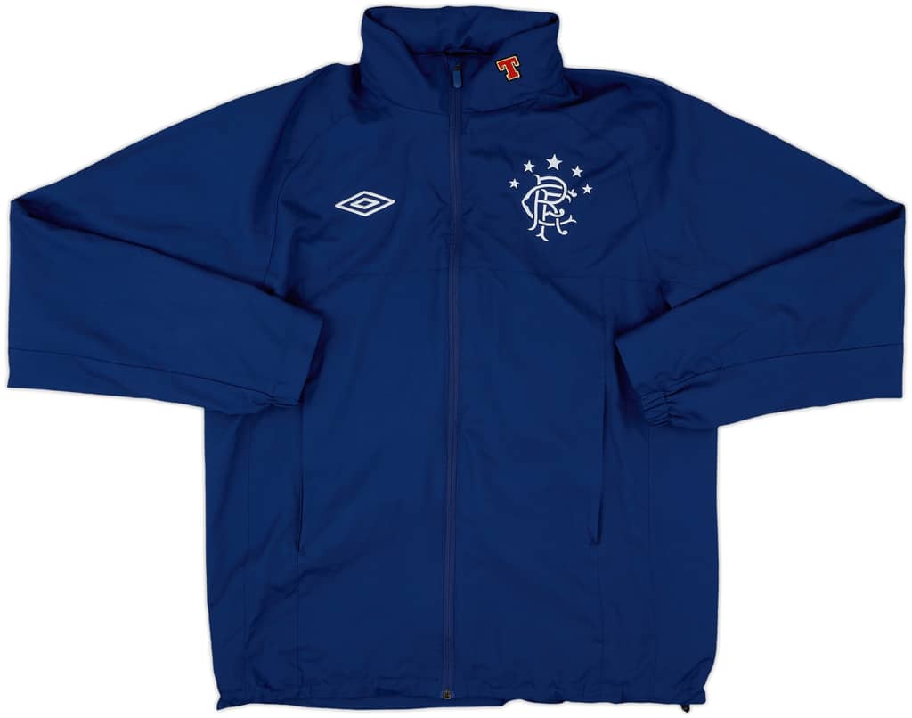 2010-11 Rangers Umbro Hooded Rain Jacket - 8/10 - (M)