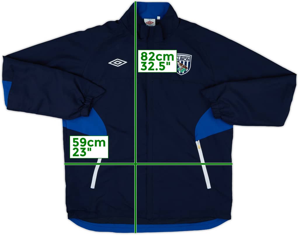 2009-10 West Brom Umbro Track Jacket - 8/10 - (L)