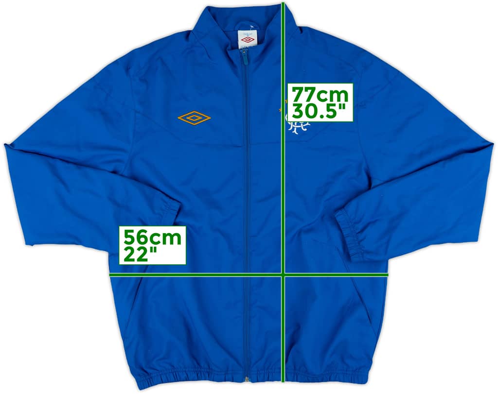 2010-11 Rangers Umbro Track Jacket - 8/10 - (L)