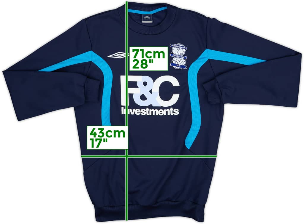 2008-09 Birmingham Umbro Sweat Top - 10/10 - (S)