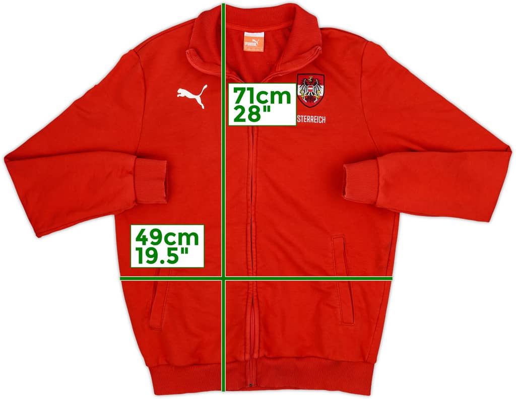 2014-16 Austria Puma Track Jacket - 6/10 - (S)