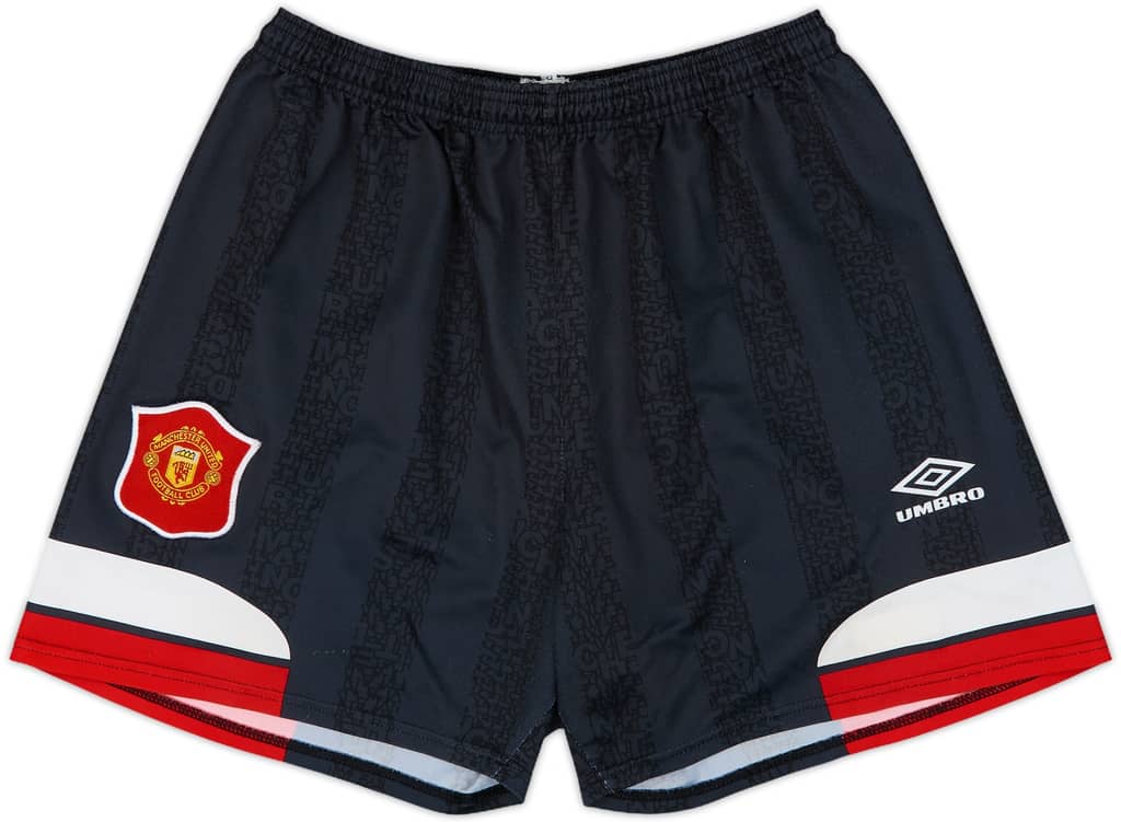 1994-95 Manchester United Alternate Home Shorts - 8/10 - (M)