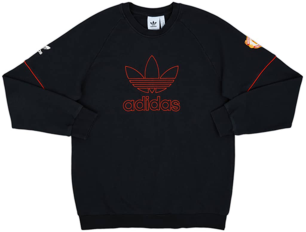 2022-23 Manchester United adidas Originals Sweat Top - 8/10 - (L)