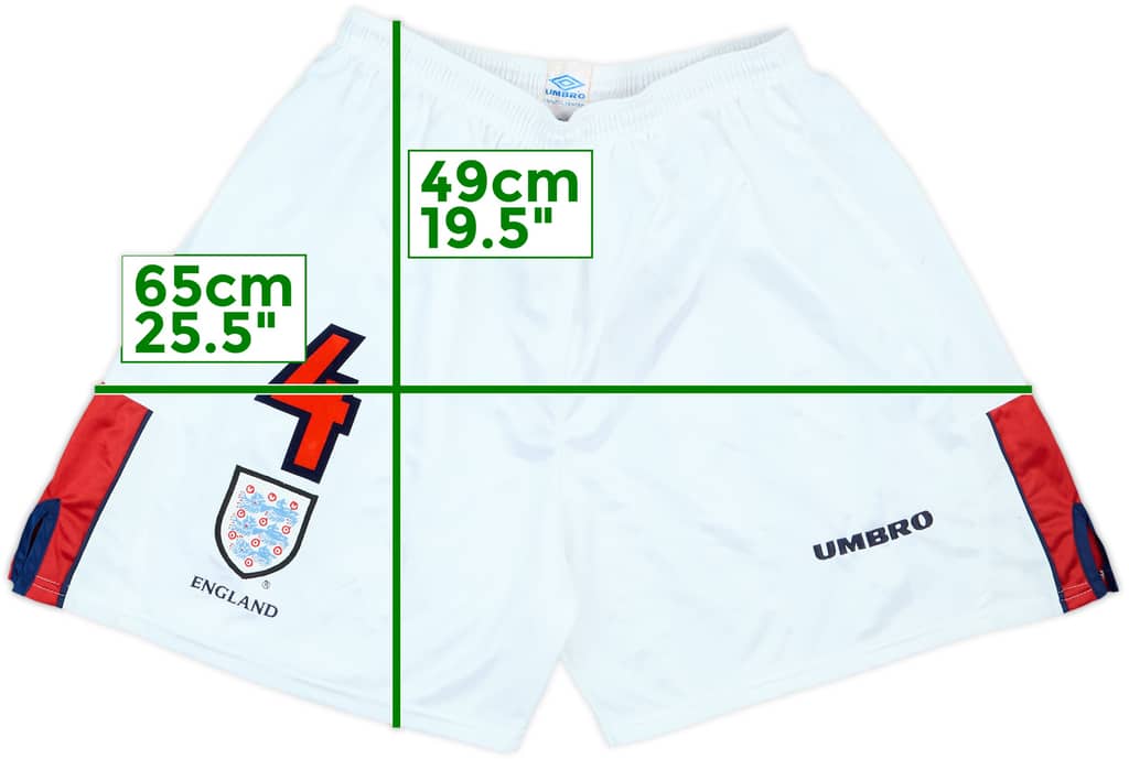 1997-99 England Player Issue Away Shorts #4 - 7/10 - (XXL)